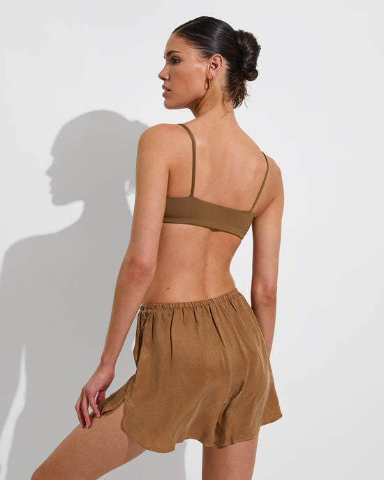 Pool Days Top + Breeze Short - Tan Lines (Size S)