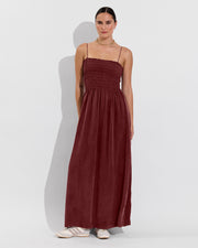Cabana Maxi Dress - Jam (Size S/M)
