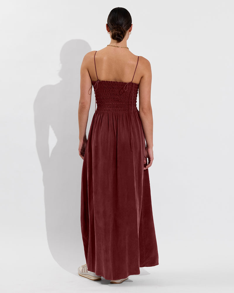 Cabana Maxi Dress - Jam (Size S/M)