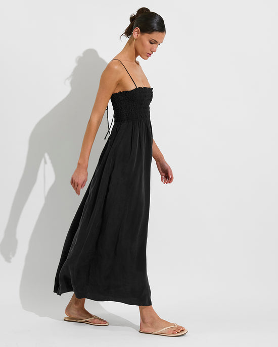 Cabana Maxi Dress - Jet (Size S/M)