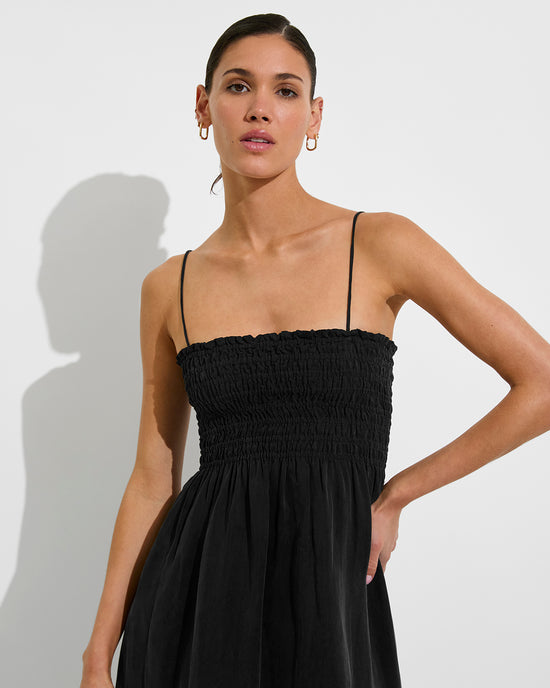 Cabana Maxi Dress - Jet (Size S/M)