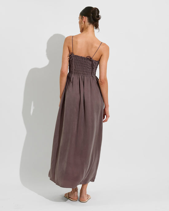 Cabana Maxi Dress - Stormy (Size S/M)