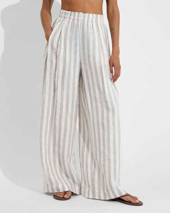 Coastal Pant - Beach/Coconut (Size S)
