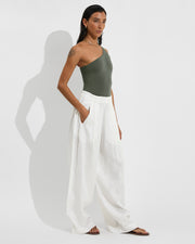 Shoreline Suit - Agave + Coastal Pant - Coconut (Size S)