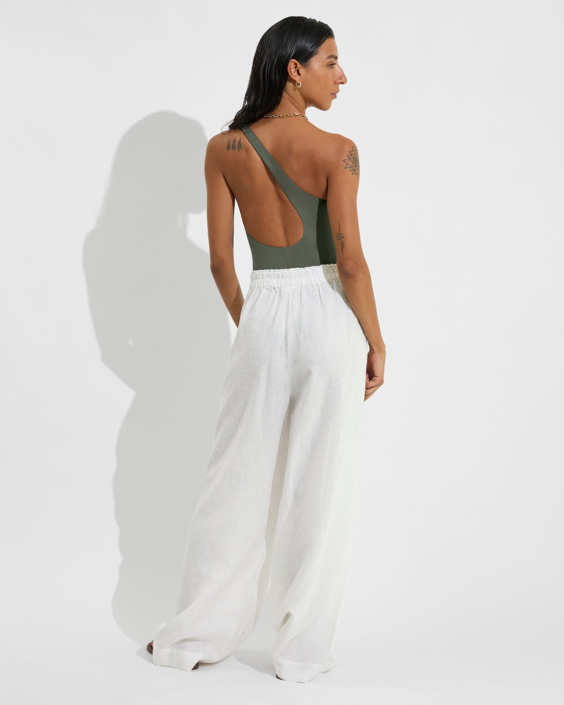 Shoreline Suit - Agave + Coastal Pant - Coconut (Size S)
