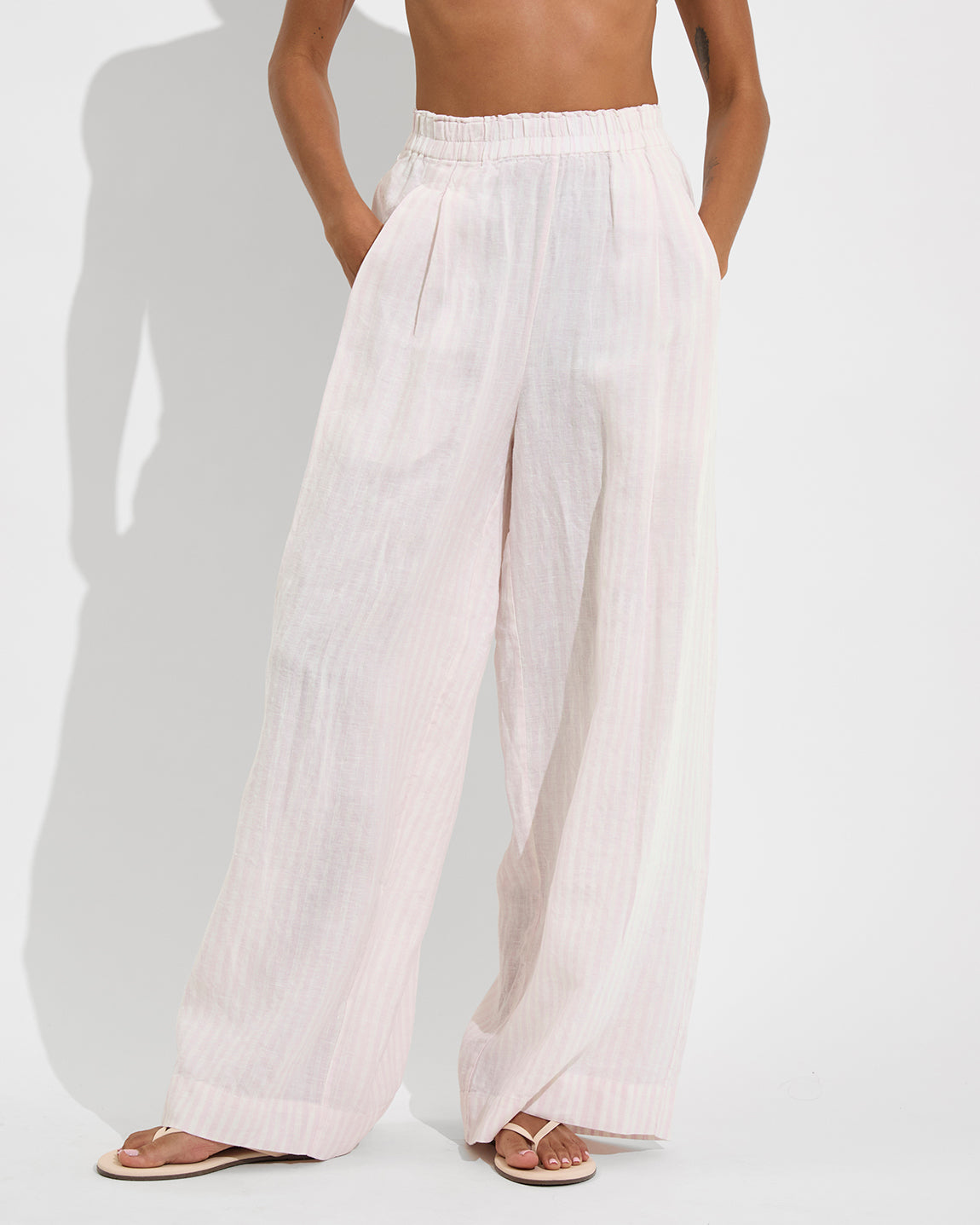 Reef Top - Beach + Coastal Pant - Delight/Coconut (Size S)