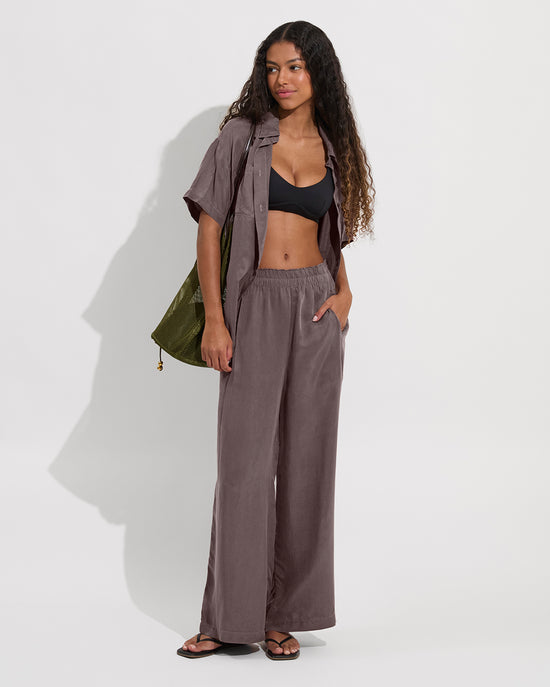 Day Trip Button Down + Day Trip Pant - Stormy (Size S)
