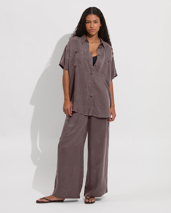 Day Trip Button Down + Day Trip Pant - Stormy (Size S)