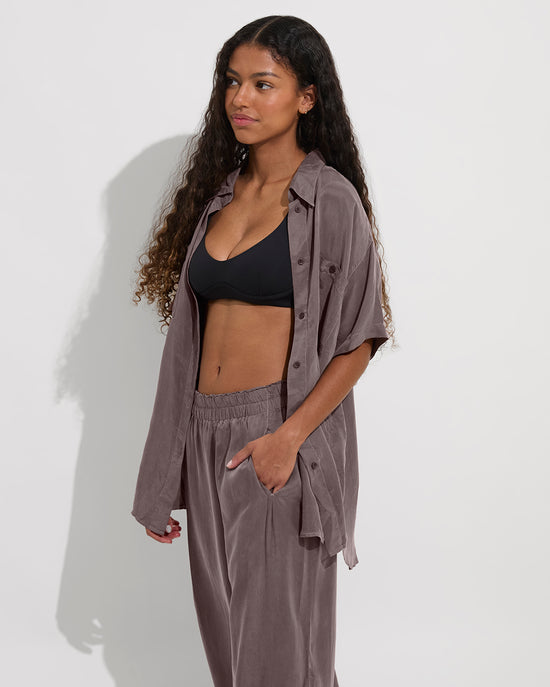 Day Trip Button Down + Day Trip Pant - Stormy (Size S)