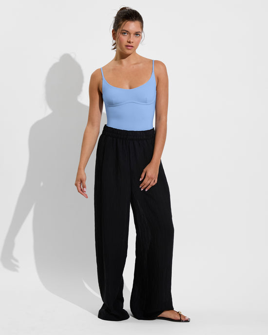 Club Suit - Blue Skies + Day Trip Pant *Sheer Stripe - Jet (Size S) 