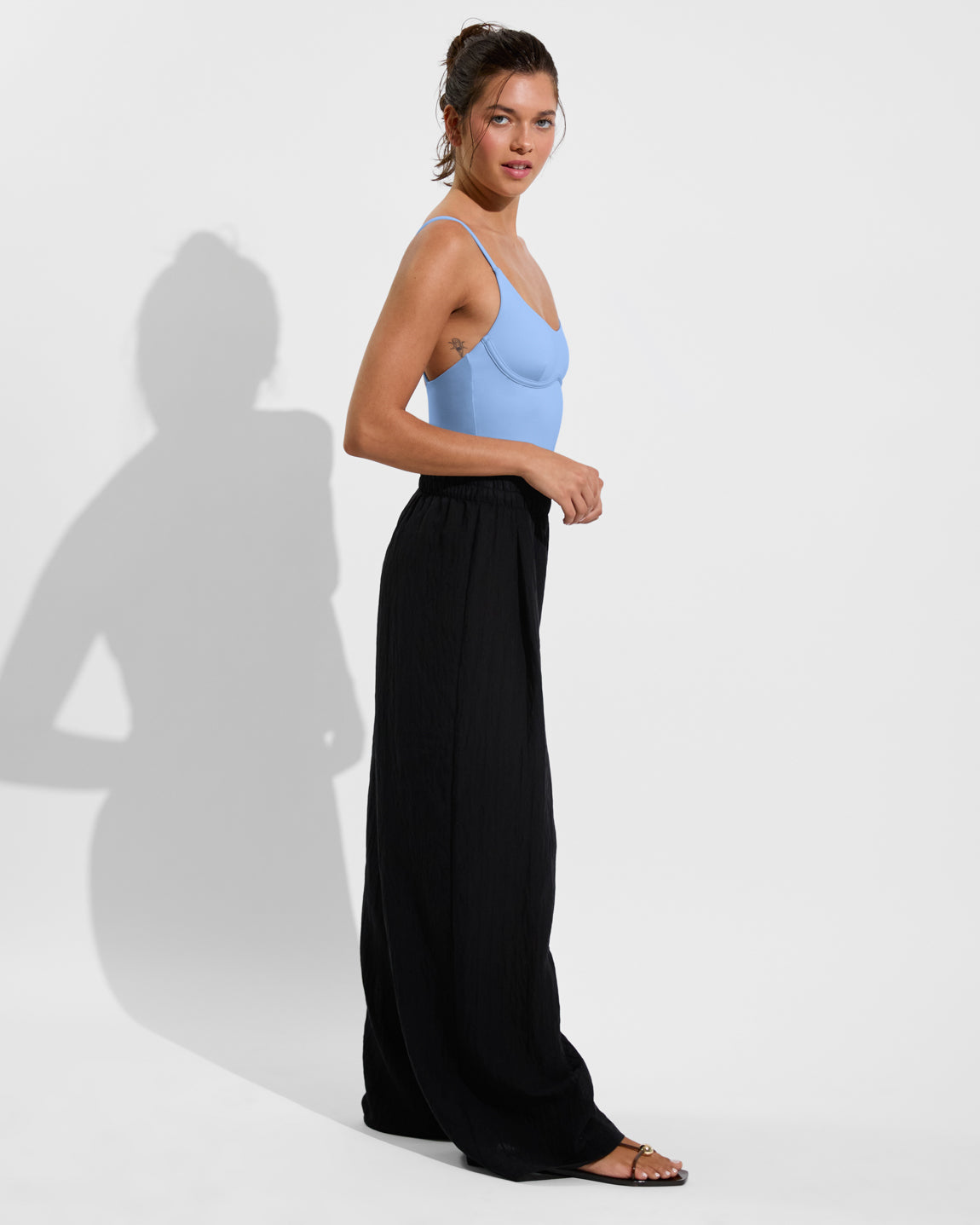 Club Suit - Blue Skies + Day Trip Pant *Sheer Stripe - Jet (Size S) 