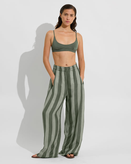 Club Top - Agave + Day Trip Pant - Agave/Light Agave (Size S)