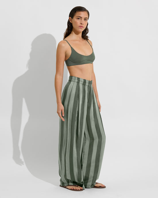 Club Top - Agave + Day Trip Pant - Agave/Light Agave (Size S)