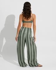 Club Top - Agave + Day Trip Pant - Agave/Light Agave (Size S)