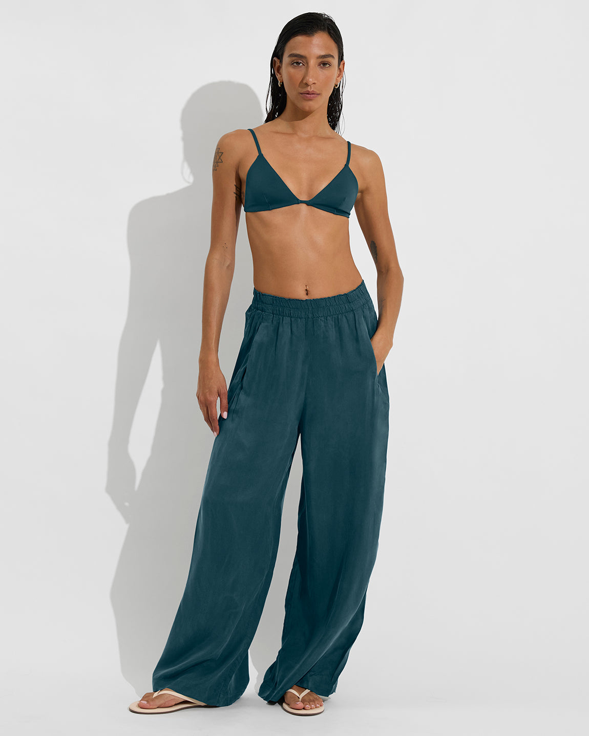 Sandy Top + Day Trip Pant - Deep End (Size S)