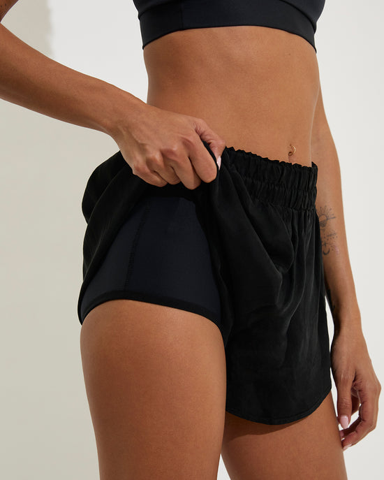 Double Scoop Top + Day Trip Short - Jet (Size S)