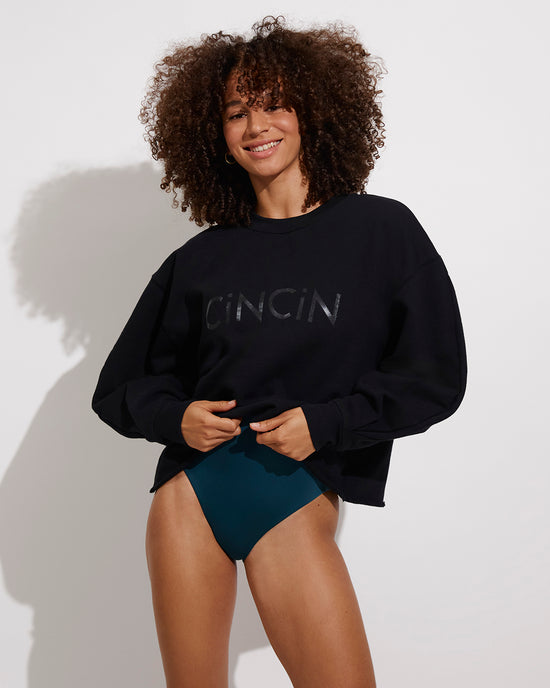 Field Day Sweatshirt *Cin Cin - Jet (Size S/M)