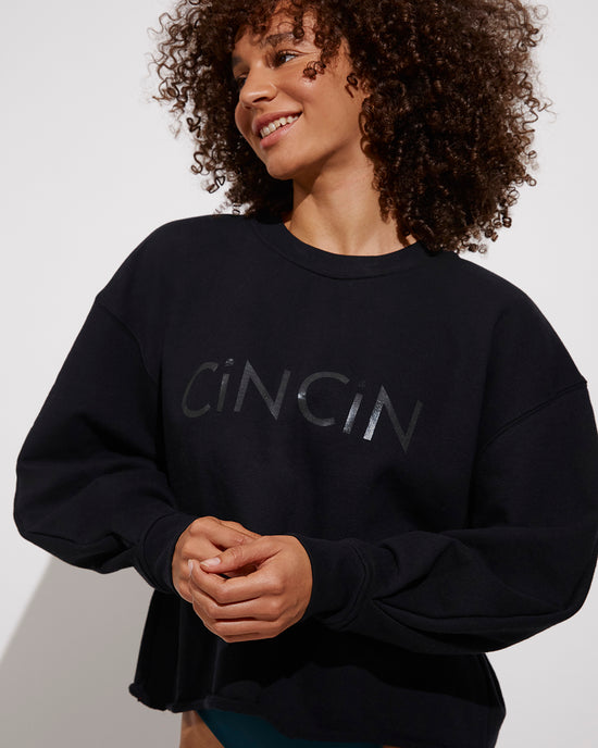 Field Day Sweatshirt *Cin Cin - Jet (Size S/M)