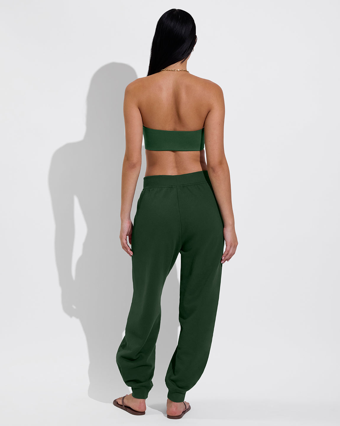Tubular Top + Field Day Sweatpant - Palm (Size S)