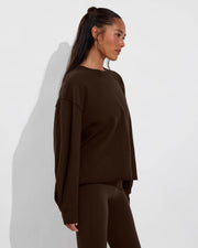 Field Day Sweatshirt + Pedal Pusher - Cold Brew (Size S)