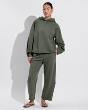 Gameday Hoodie + Beach Side Sweatpant - Agave (Size S)