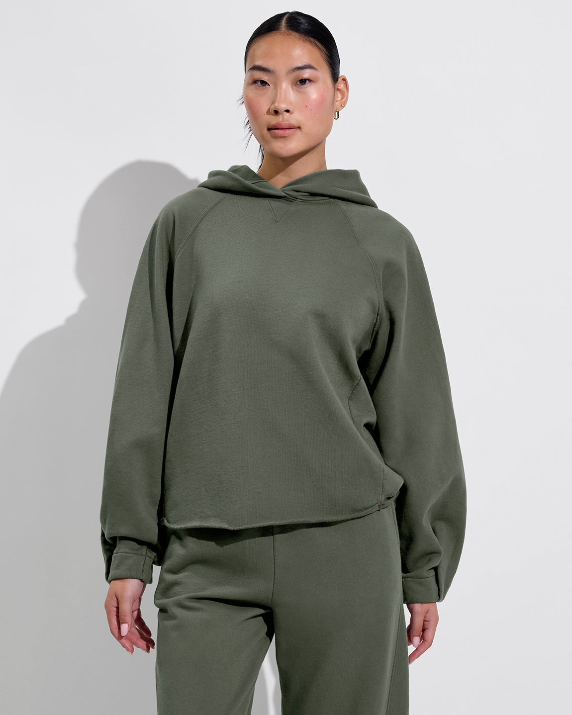 Gameday Hoodie + Beach Side Sweatpant - Agave (Size S)