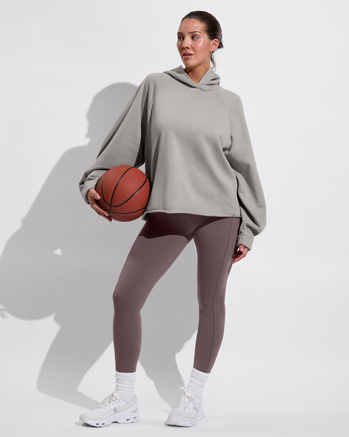Gameday Hoodie - Beach (Size L/XL) + Super Moves Tight - Stormy (Size L)