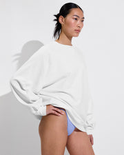Game Time Sweatshirt - Coconut (Size S/M) + Skinny Dip Bottom - Riptide (Size S)