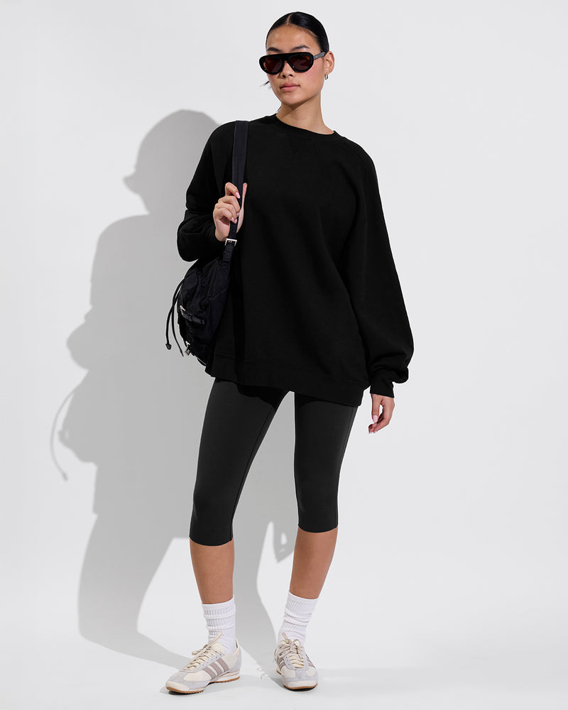 Game Time Sweatshirt + Pedal Pusher - Jet (Size S)