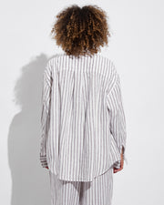 Getaway Button Down + Coastal Pant - Coconut / Stormy (Size S)