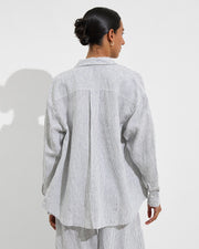 Getaway Button Down + Coastal Pant - Varsity/Coconut (Size S)