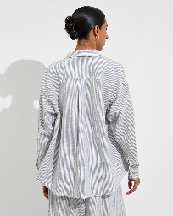 Getaway Button Down + Coastal Pant - Varsity/Coconut (Size S)