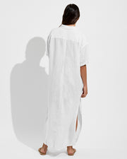 Getaway Shirt Dress - Coconut (Size S/M)