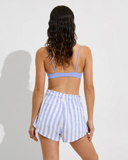 Sunday Top - Riptide + Getaway Short - Riptide / Coconut (Size S)