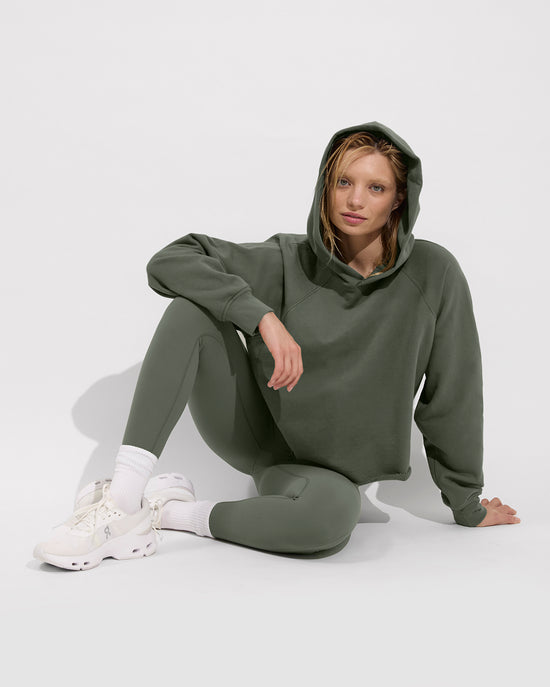 Homerun Hoodie (Size S/M) + Super Moves Tight - Agave (Size S)