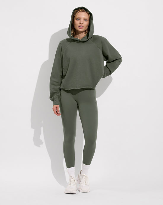 Homerun Hoodie (Size S/M) + Super Moves Tight - Agave (Size S)