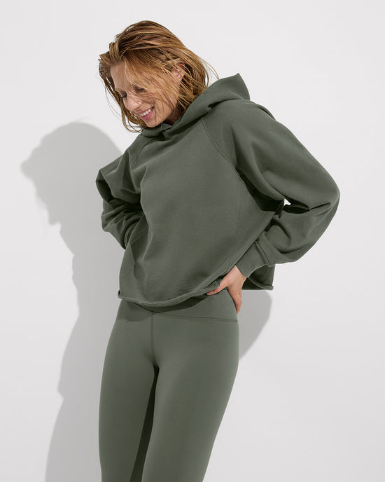 Homerun Hoodie (Size S/M) + Super Moves Tight - Agave (Size S)