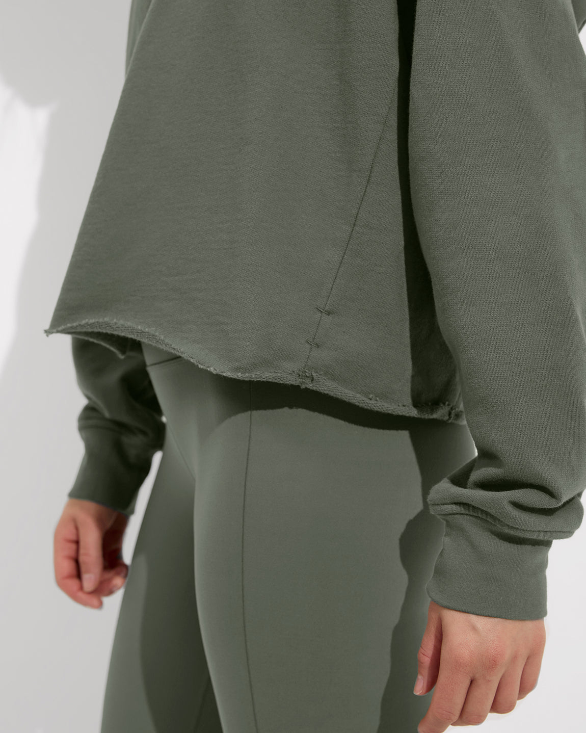 Homerun Hoodie (Size S/M) + Super Moves Tight - Agave (Size S)