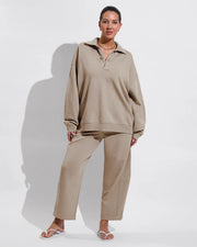 Half Time Sweatshirt (Size L/XL) + Beach Side Sweatpant - Beach (Size L)