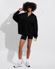 Half Time Sweatshirt (Size S/M) + Super Move Short 5" - Jet (Size S)