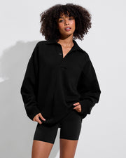 Half Time Sweatshirt (Size S/M) + Super Move Short 5" - Jet (Size S)
