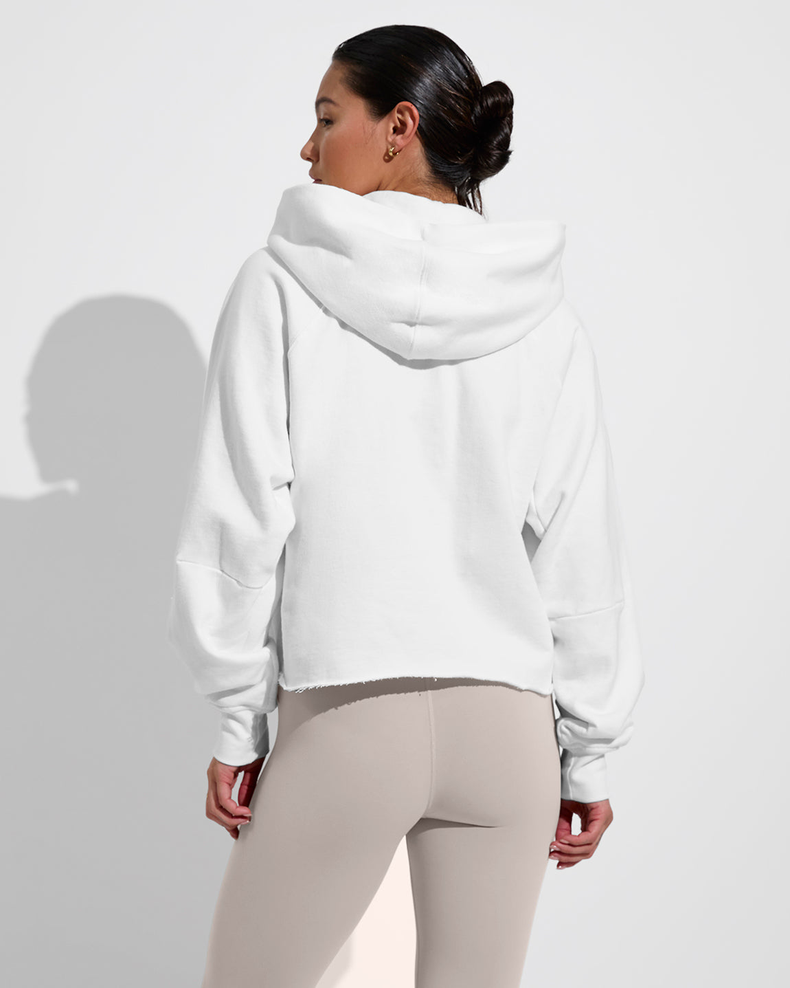 Homerun Hoodie - Coconut (Size S/M) + Super Moves Tight - Beach (Size S)