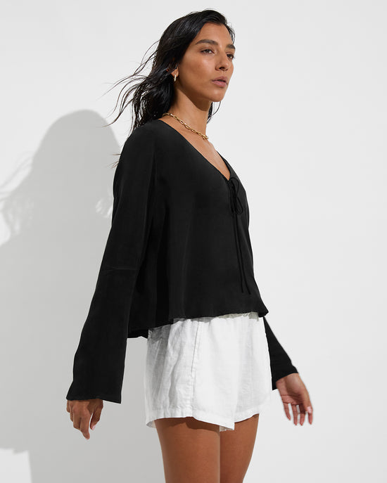 Journey Shirt - Jet + Getaway Short - Coconut (Size S)