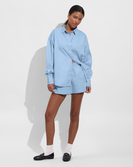 Port Button Down (Size S/M) + Port Short - Blue Skies (Size S)