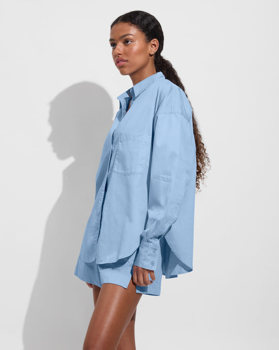 Port Button Down (Size S/M) + Port Short - Blue Skies (Size S)