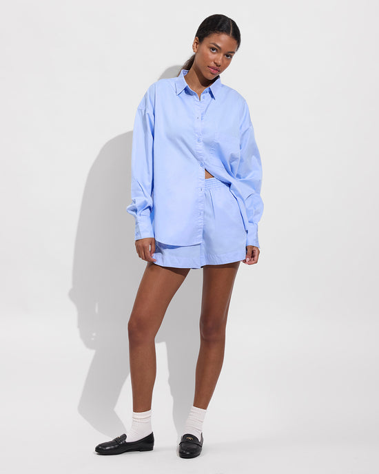 Port Button Down (Size S/M) + Port Short - Blue Skies (Size S)