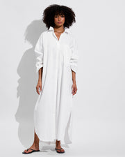 Port Maxi Dress - Coconut (Size S/M)