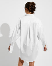 Port Shirt Dress - Coconut (Size S/M)