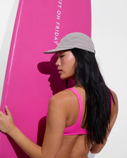 Sand Bar Hat - Beach + Plunge Top - Hot (Size S)