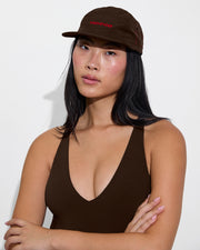 Sand Bar Hat + Weekender Playsuit 5" - Cold Brew (Size S)